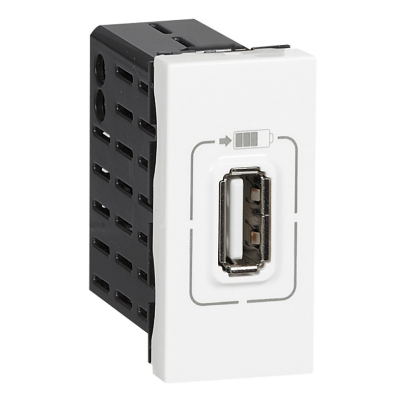 Розетка Legrand Mosaic USB, белый купить с доставкой по РФ