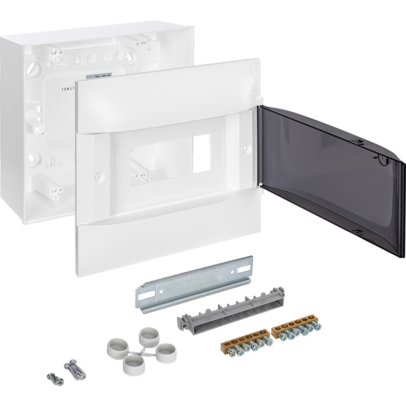 Пластиковый щиток Навесной Legrand Practibox S ЩРн-П 1X8 заказать со складов по всей России