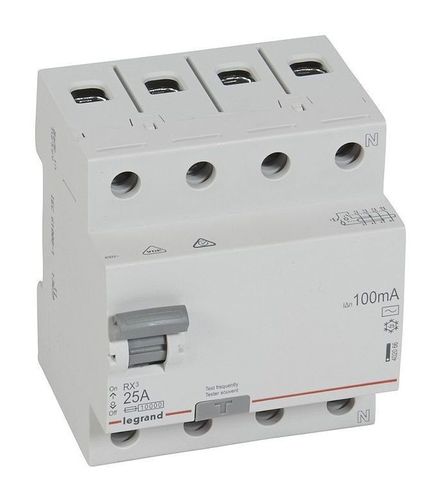 УЗО Legrand RX3 4P 25А 100мА купить с доставкой по РФ