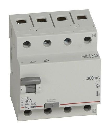 Выключатель дифференциального тока (УЗО) Legrand RX3 4п 40А 300мА тип AC купить с доставкой по РФ