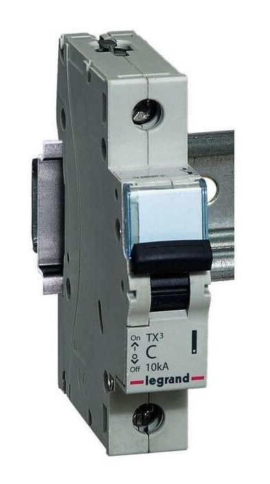 Выключатель автоматический однополюсный Legrand 13А C TX3 6kA/10kA