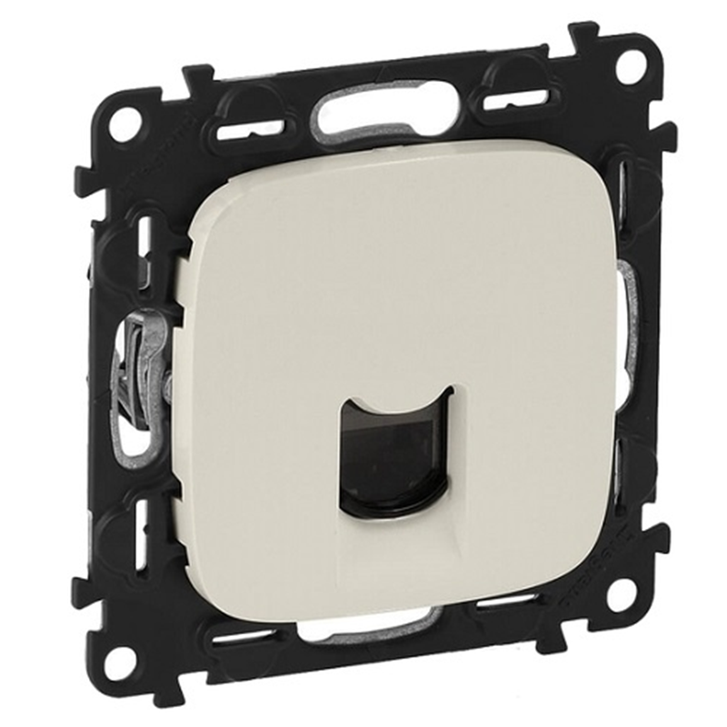 Розетка компьютерная Legrand Valena Allure 1-м RJ45 кат.5E UTP с лицев. панелью механизм слоновая кость купить с доставкой по РФ