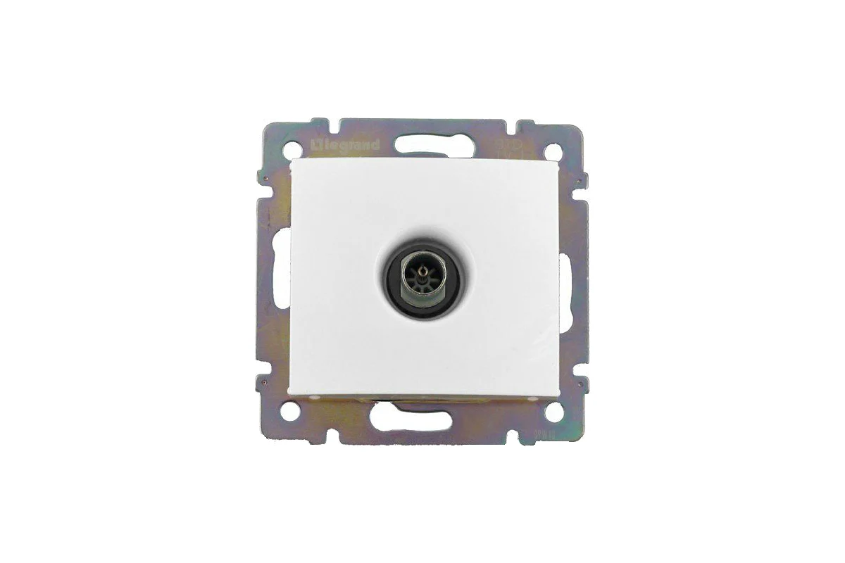 Розетка телевизионная Legrand Valena Classic TV, звезда, 1.5 дБ, белый