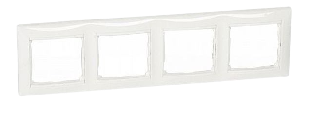 Рамка Legrand VALENA DIY 4 поста горизонтальная белый