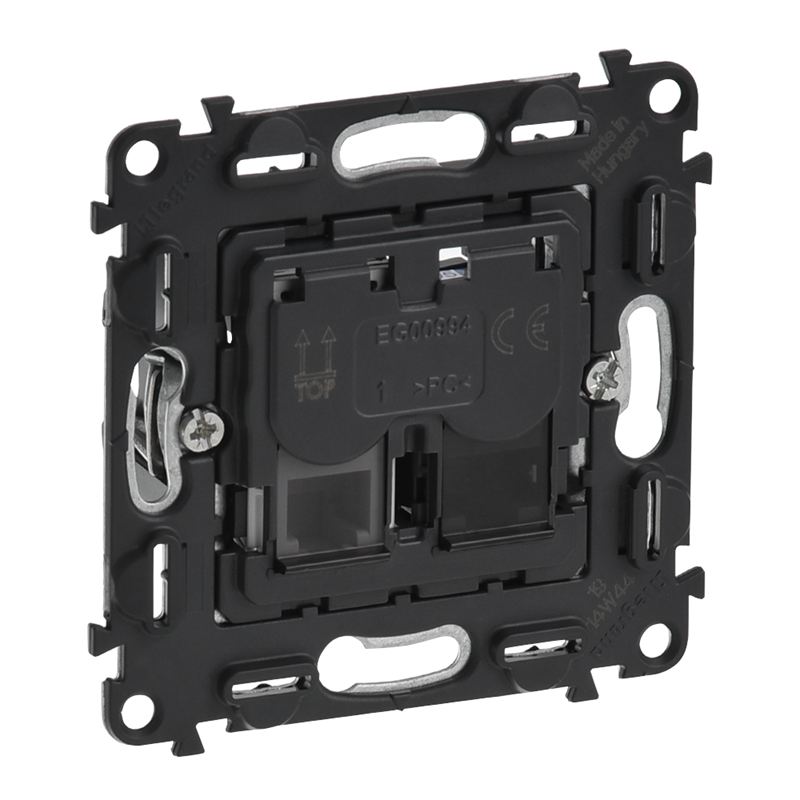 Розетка информационная Legrand Valena IN MATIC комбинированная RJ11/RJ45 категория 6 UTP