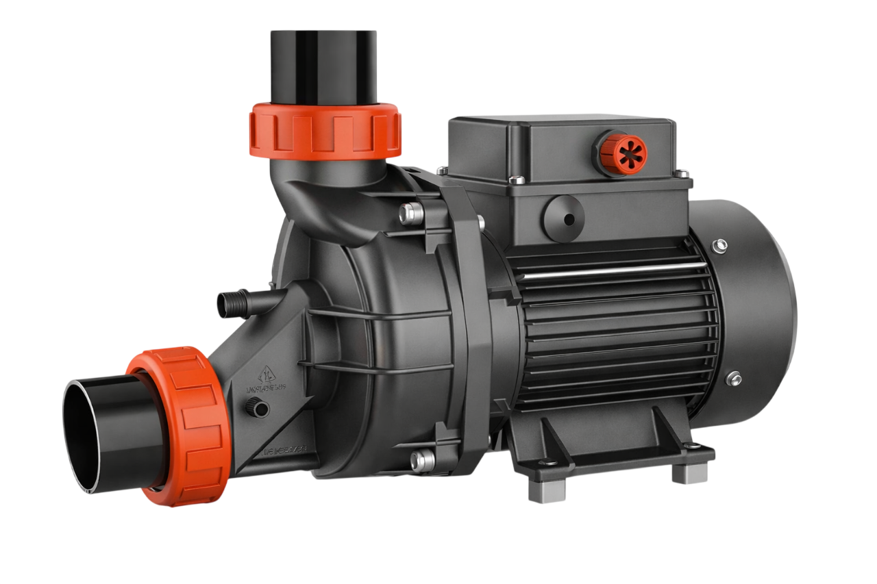 Насос для бассейна и джакузи LEO LSPA 500, (500Вт, d резьбы 2", d штуц.2"). купить с доставкой по РФ