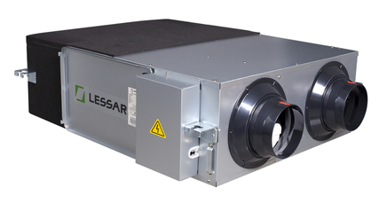 Вентиляционная установка с пластинчатым рекуператором Lessar LV-PACU-1200-P-AC-WIFI-E50 купить с доставкой по РФ