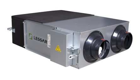 Вентиляционная установка с пластинчатым рекуператором Lessar LV-PACU-600-P-AC-WIFI-E50 купить с доставкой по РФ
