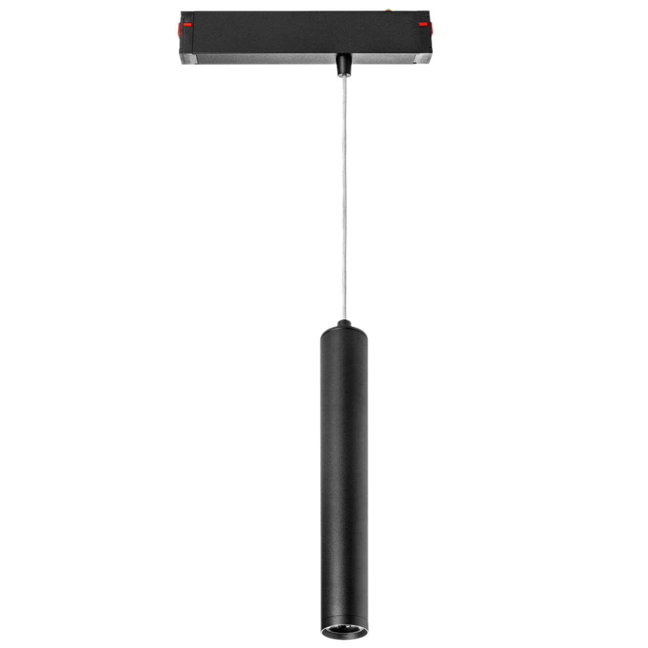 Подвесной трековый светодиодный чёрный светильник Lightstar Teta 205407