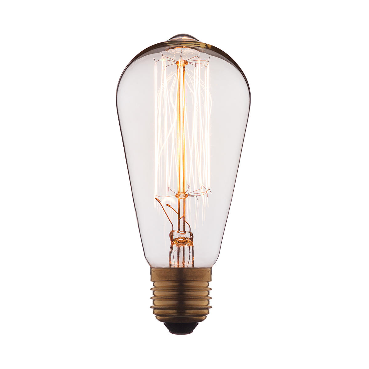 Лампа накаливания E27 60W прозрачная 1008