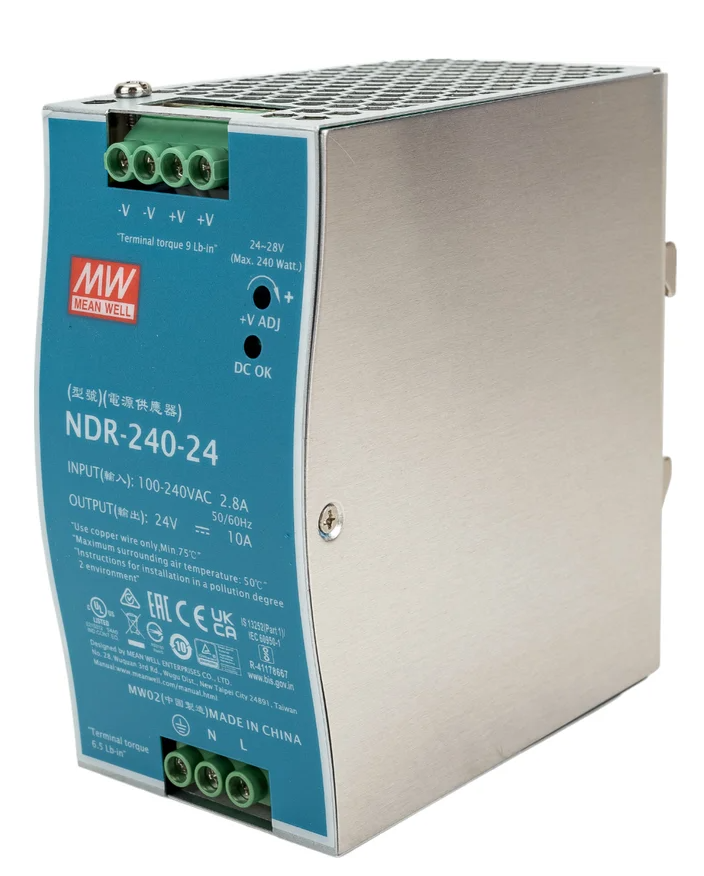 Блок питания MeanWell NDR-240-24 купить с доставкой по РФ