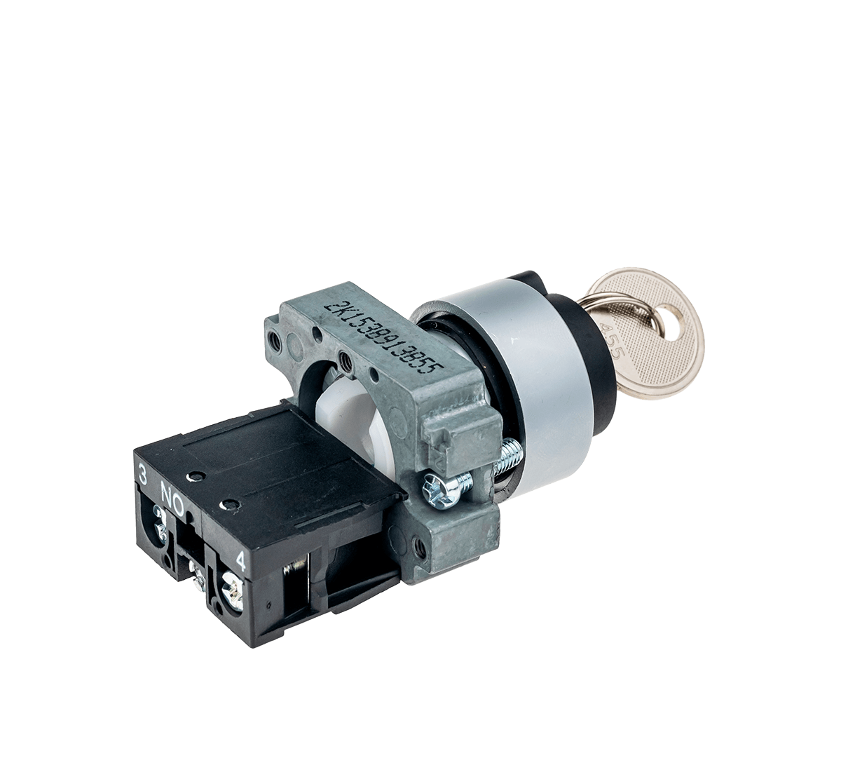 Переключатель с ключом Meyertec MTB2-BGZ112 2 положения 1 выемка с фиксацией заказать со складов по всей России