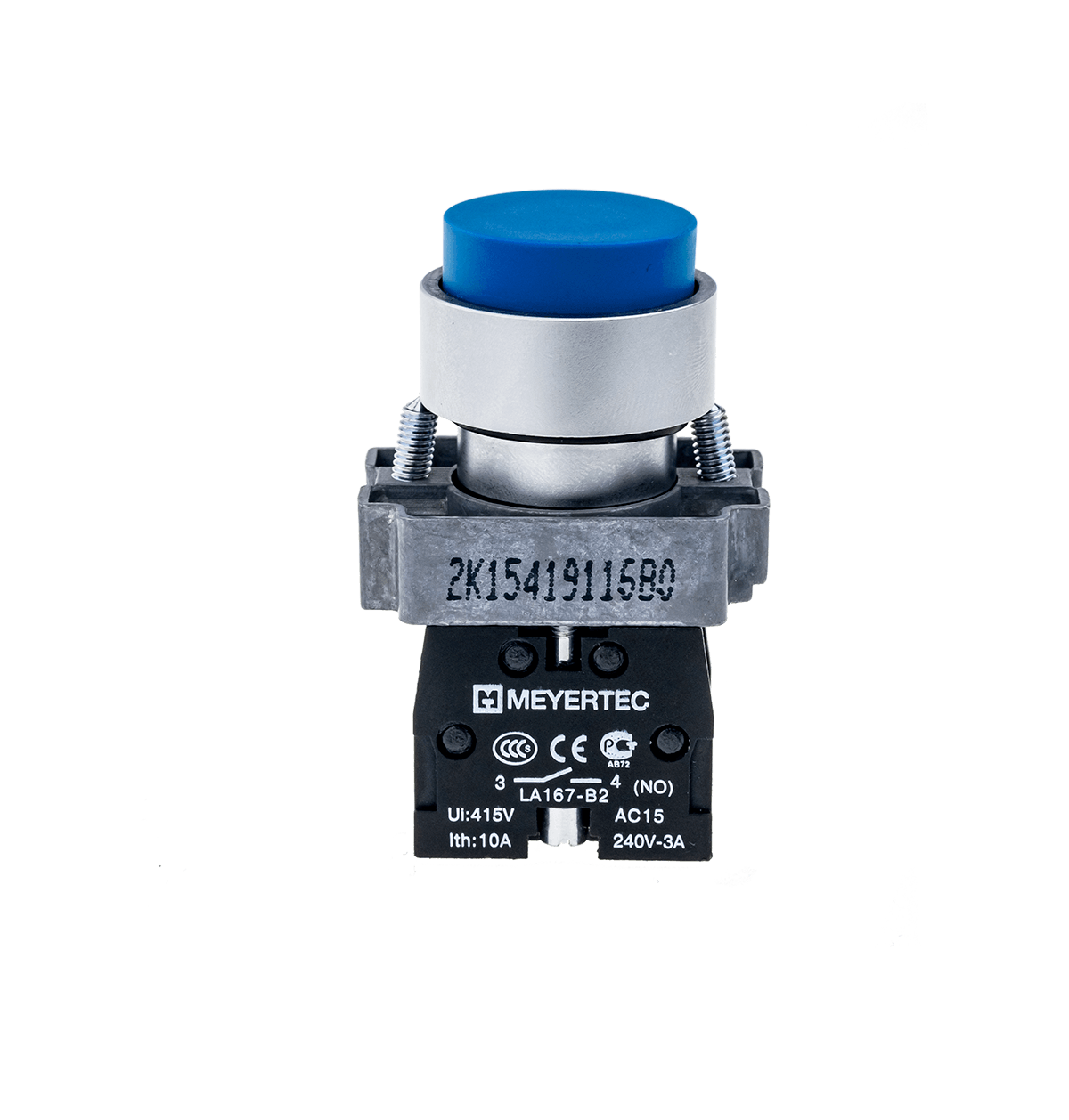 Кнопка выступающая Meyertec MTB2-BLZ116 синяя купить с доставкой по РФ