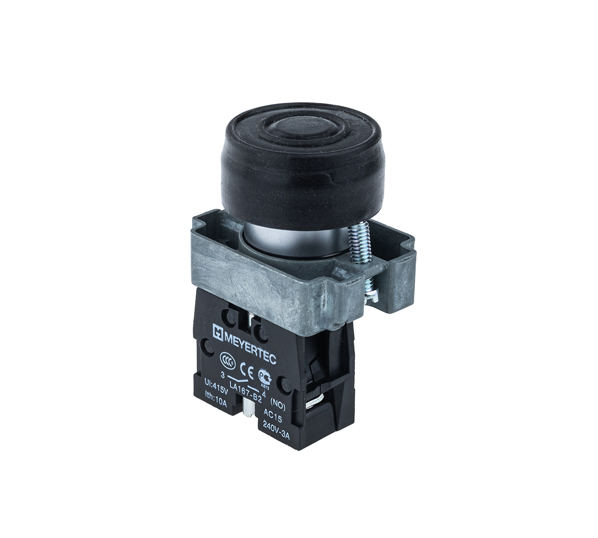 Кнопка в кожухе Meyertec MTB2-BPZ112 черная купить с доставкой по РФ