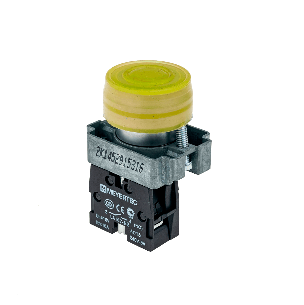 Кнопка в кожухе Meyertec MTB2-BPZ115 желтая купить с доставкой по РФ