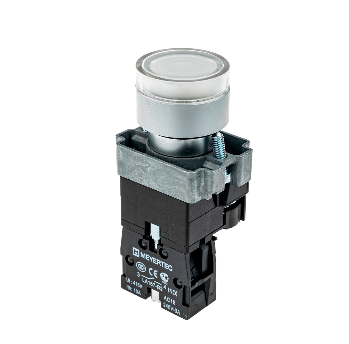Кнопка с подсветкой белая Meyertec MTB2-BW3161 купить с доставкой по РФ