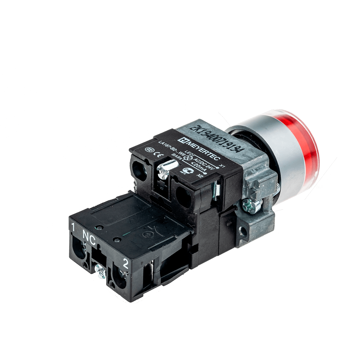 Кнопка с подсветкой красная Meyertec MTB2-BW3463 заказать со складов по всей России