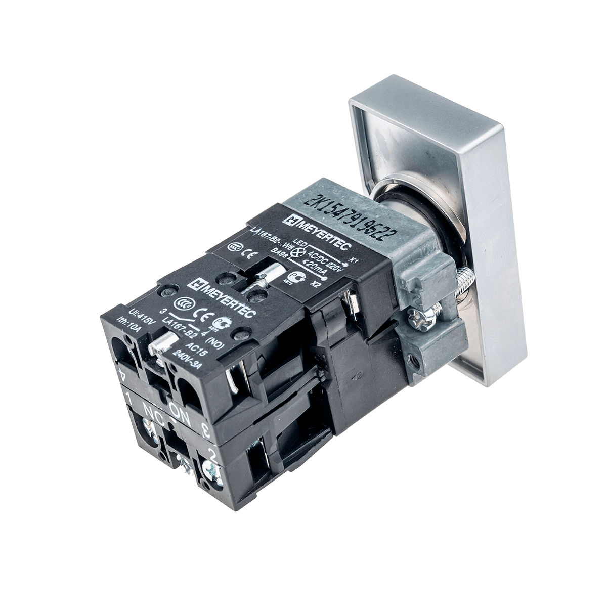Кнопка двойная с подсветкой Meyertec MTB2-BW8361 заказать со складов по всей России