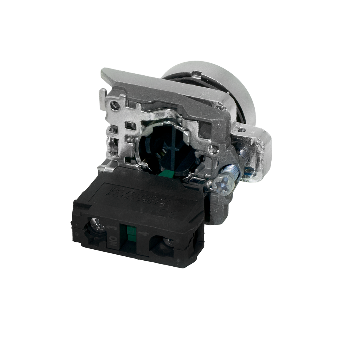 Кнопка плоская черная Meyertec MTB4-BA21551 маркировка "стрелка вверх" заказать со складов по всей России
