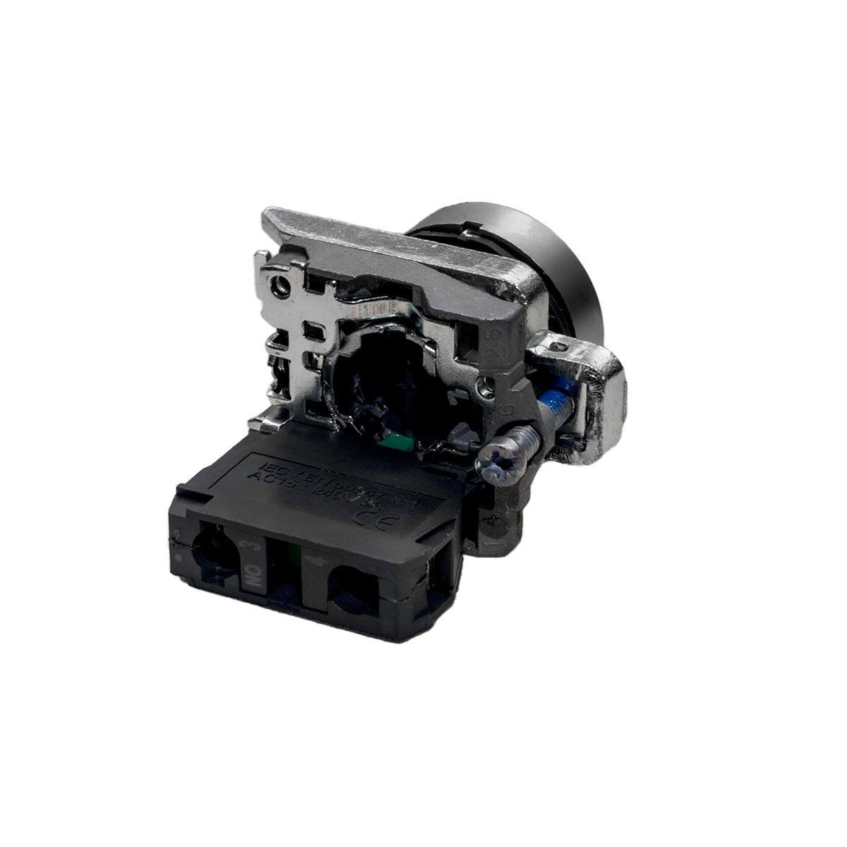 Кнопка плоская синяя Meyertec MTB4-BA61 заказать со складов по всей России