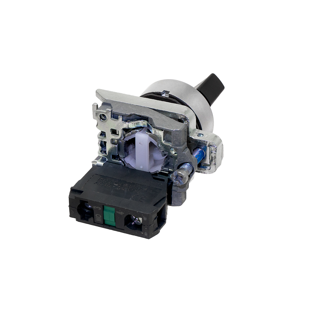Переключатель Meyertec MTB4-BD21 на 2 положения с фиксацией короткая ручка заказать со складов по всей России