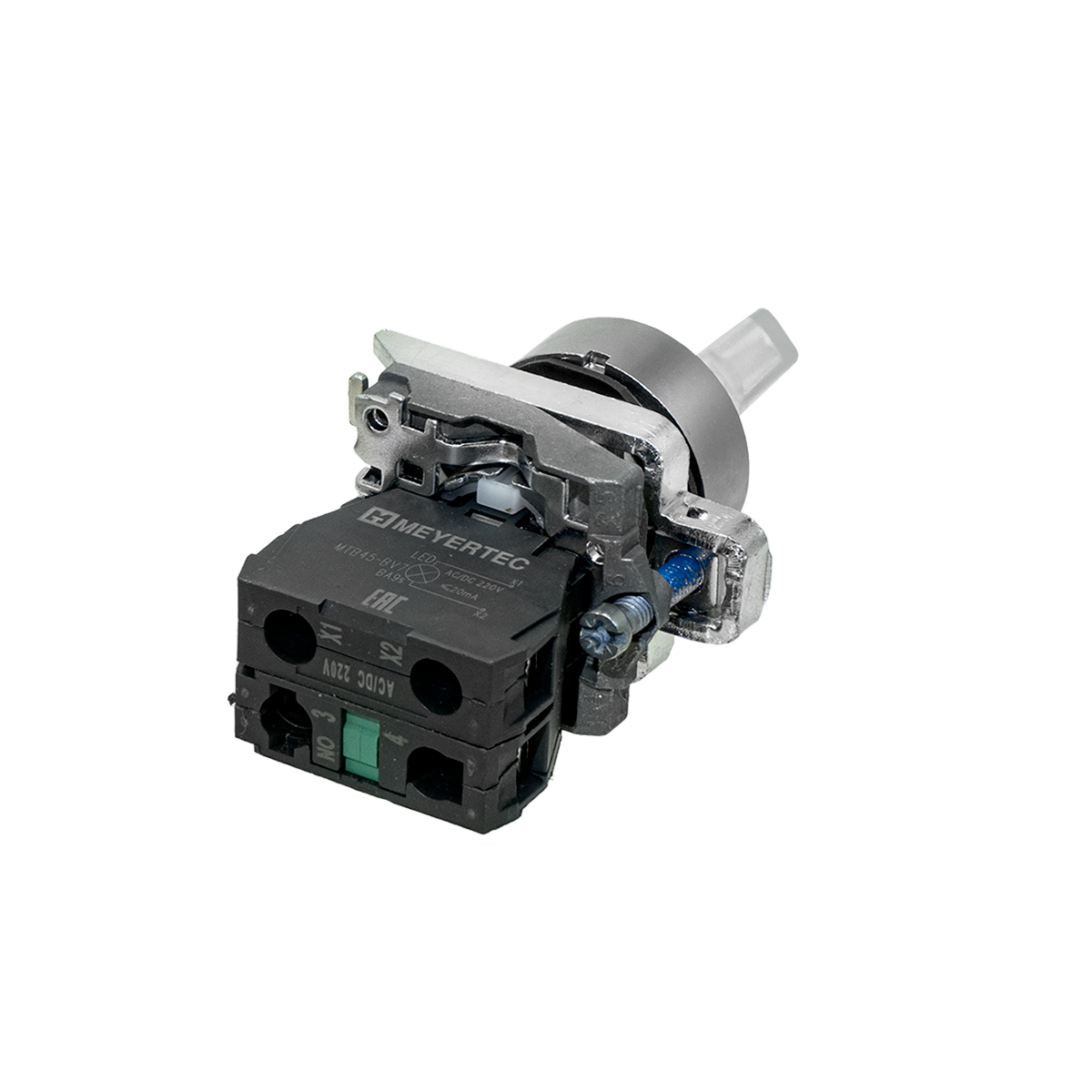 Переключатель Meyertec MTB4-BK31713 на 3 положения с фиксацией и подсветкой белый заказать со складов по всей России