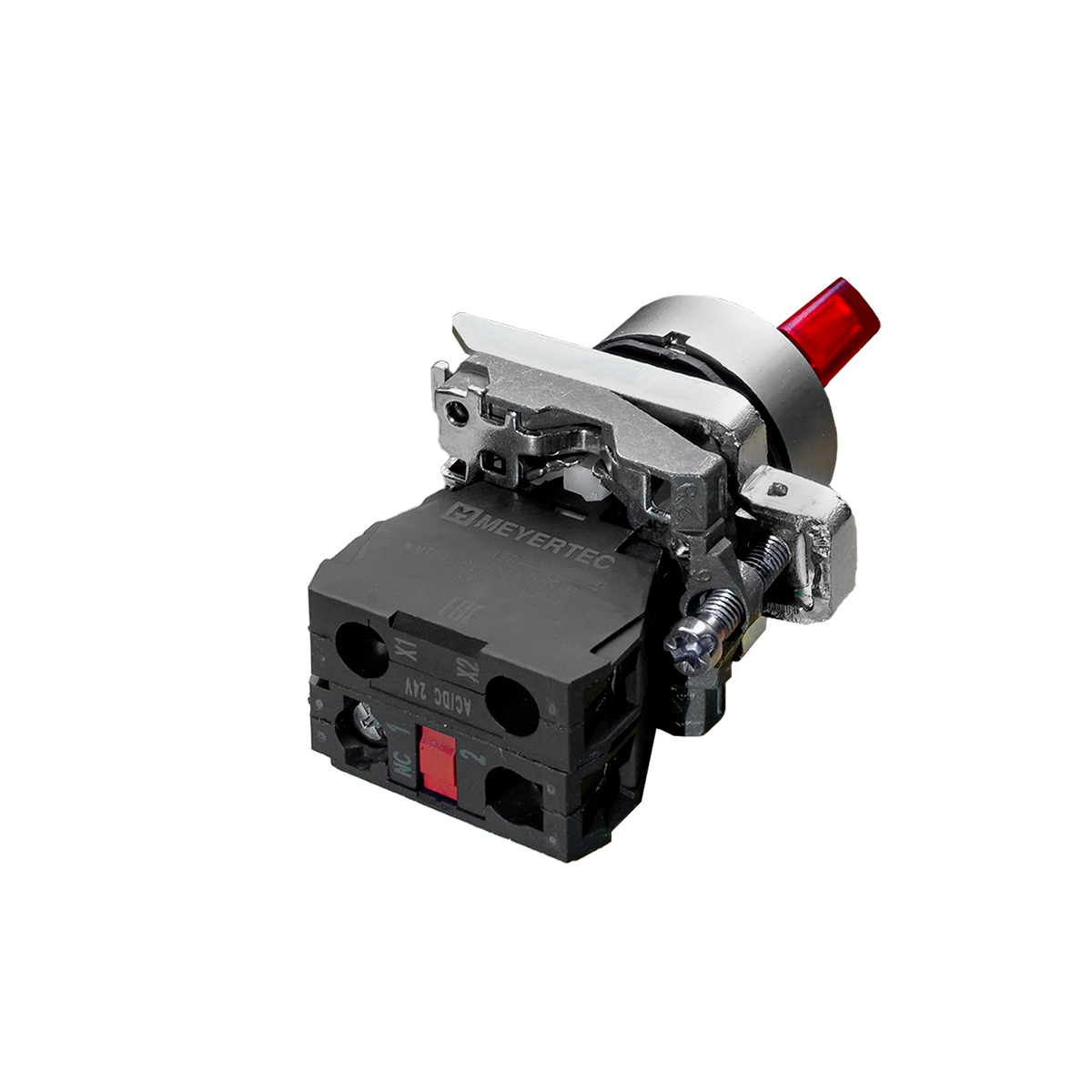 Переключатель Meyertec MTB4-BK34721 на 3 положения с фиксацией и подсветкой красный заказать со складов по всей России