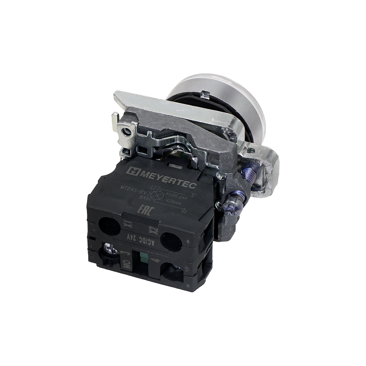 Кнопка белая с подсветкой Meyertec MTB4-BW31711 заказать со складов по всей России