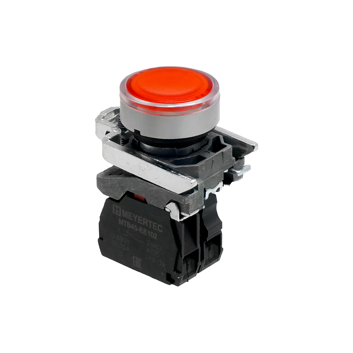 Кнопка красная с подсветкой Meyertec MTB4-BW34723 купить с доставкой по РФ
