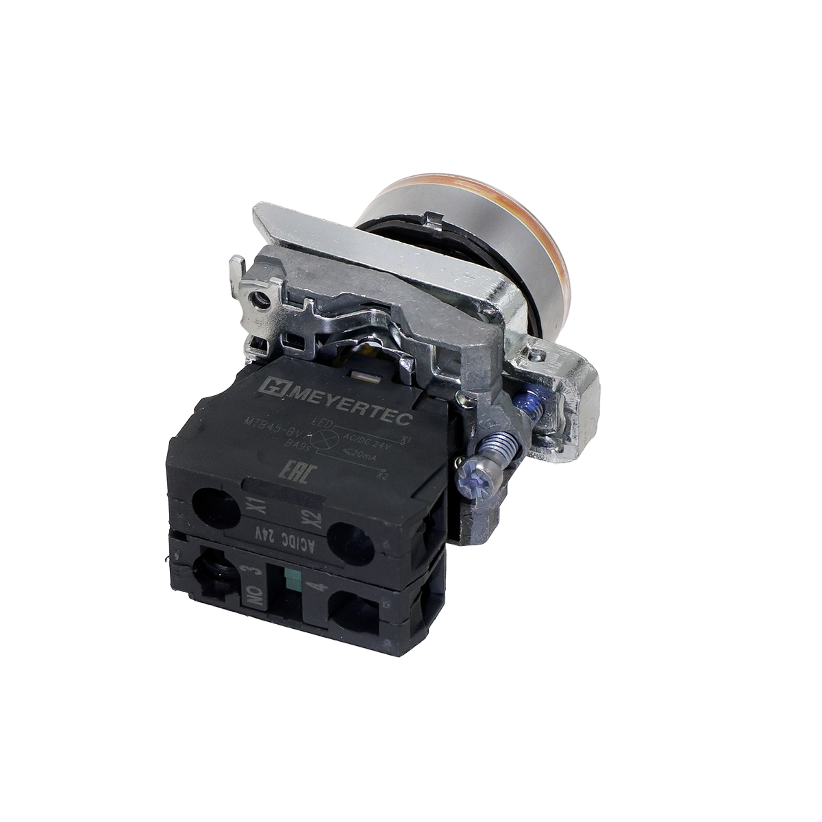 Кнопка желтая с подсветкой Meyertec MTB4-BW35711 заказать со складов по всей России