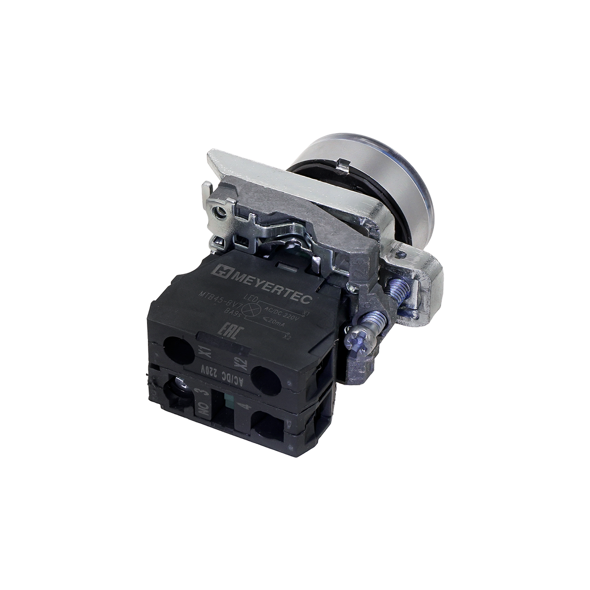 Кнопка синяя с подсветкой Meyertec MTB4-BW36713 заказать со складов по всей России