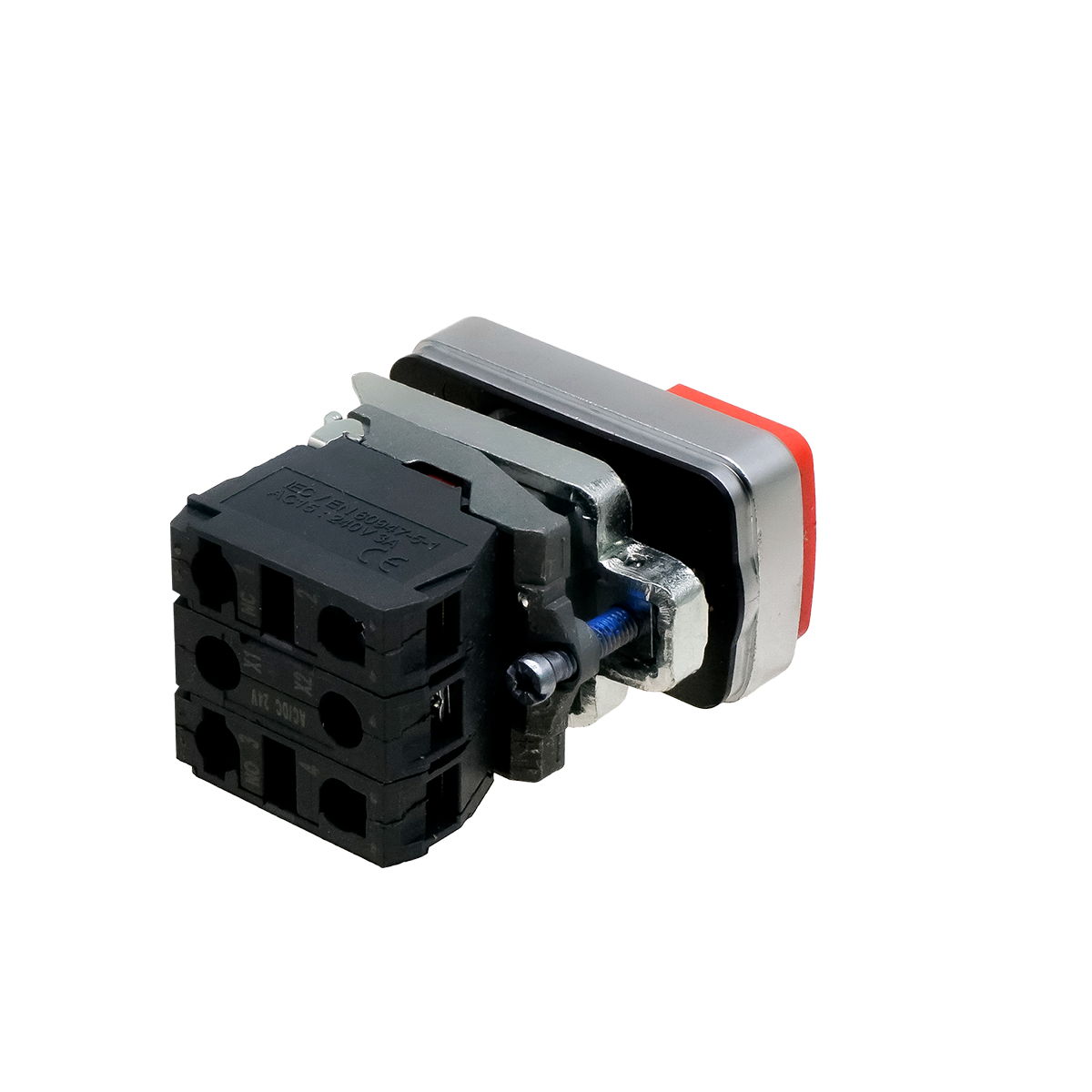 Кнопка двойная Meyertec MTB4-BW84751 выступающая с подсветкой красная/зеленая, маркировка "I+O" заказать со складов по всей России