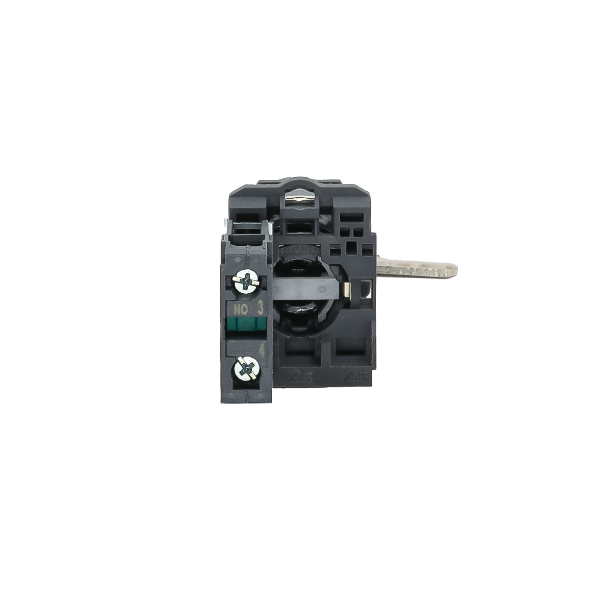 Переключатель с ключом Meyertec MTB5-AG21 на 2 положения с фиксацией 1 выемка заказать со складов по всей России