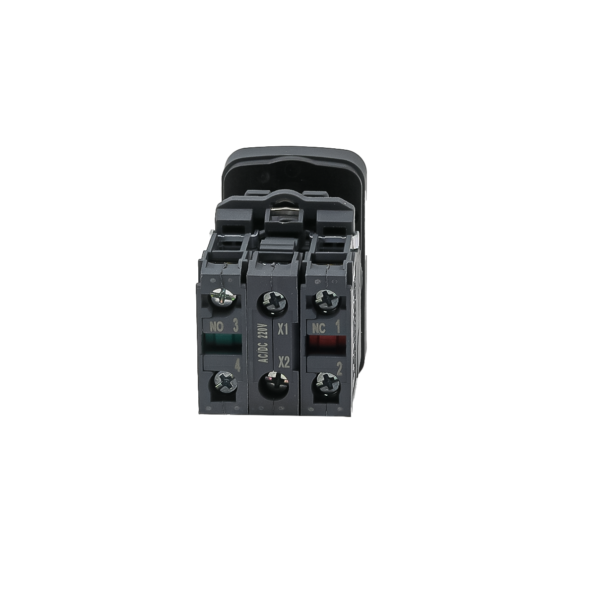 Кнопка двойная выступающая с подсветкой Meyertec MTB5-AW84753 красная/зеленая маркировка "I+O" заказать со складов по всей России