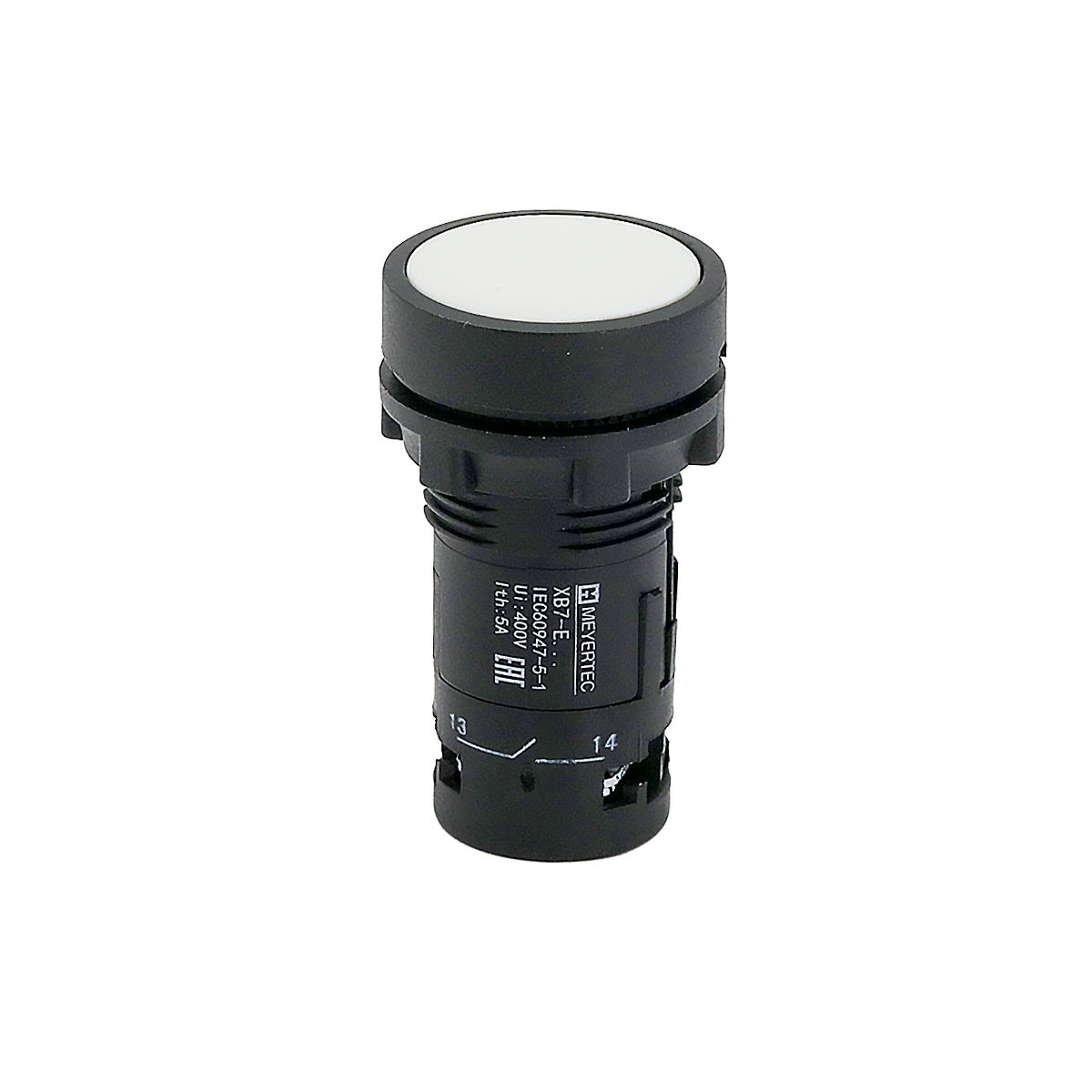 Кнопка плоская белая Meyertec MTB7-EA11 купить с доставкой по РФ