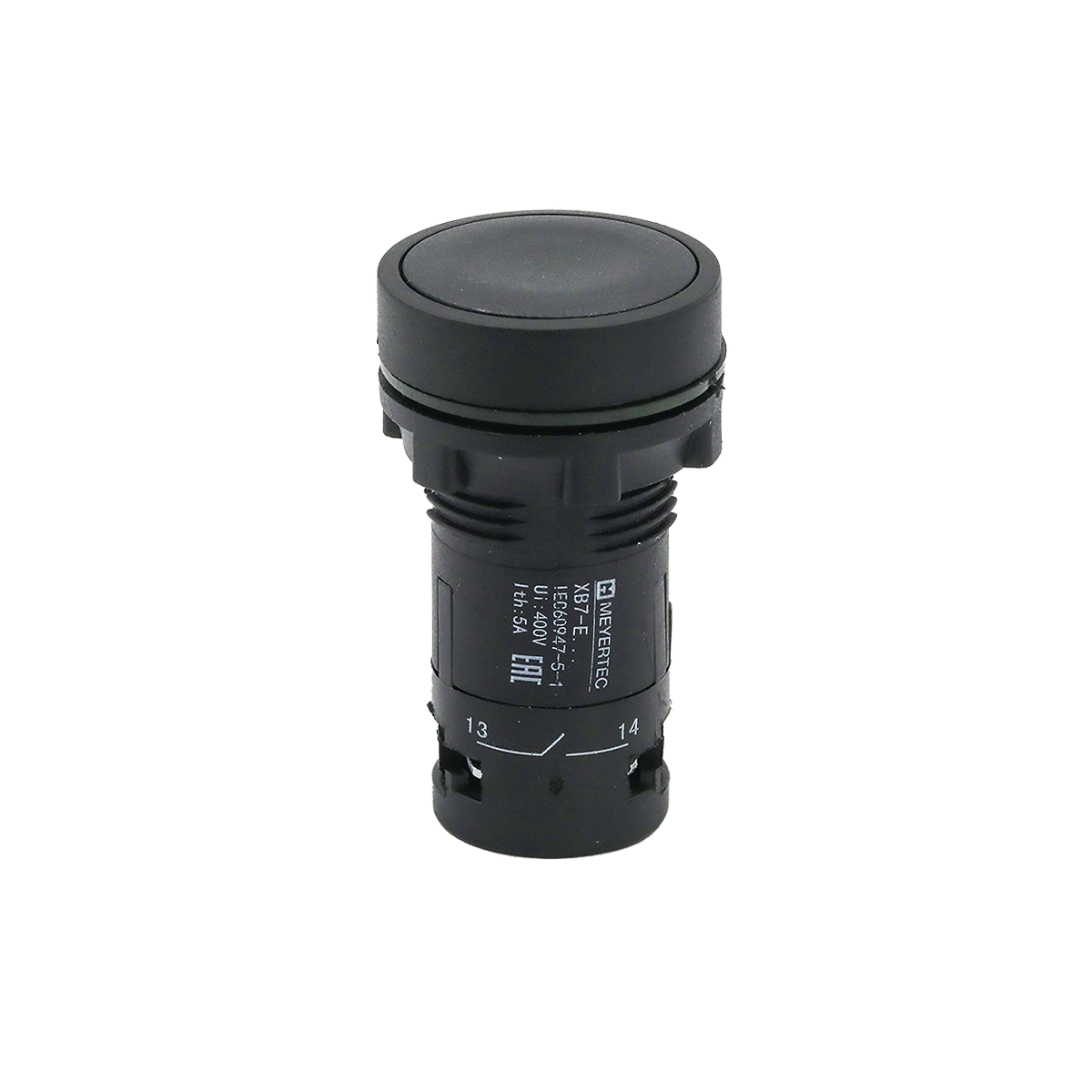 Кнопка плоская черная Meyertec MTB7-EA25 купить с доставкой по РФ