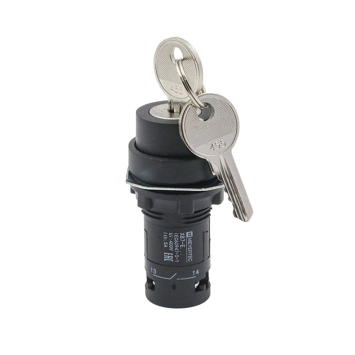 Переключатель Meyertec MTB7-EG25 c ключом на 2 положения с фиксацией 1 выемка купить с доставкой по РФ