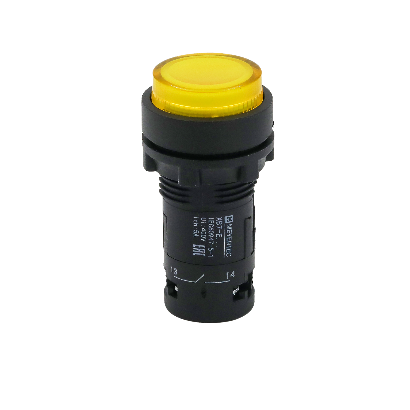 Кнопка желтая выступающая с подсветкой Meyertec MTB7-EW35611 купить с доставкой по РФ