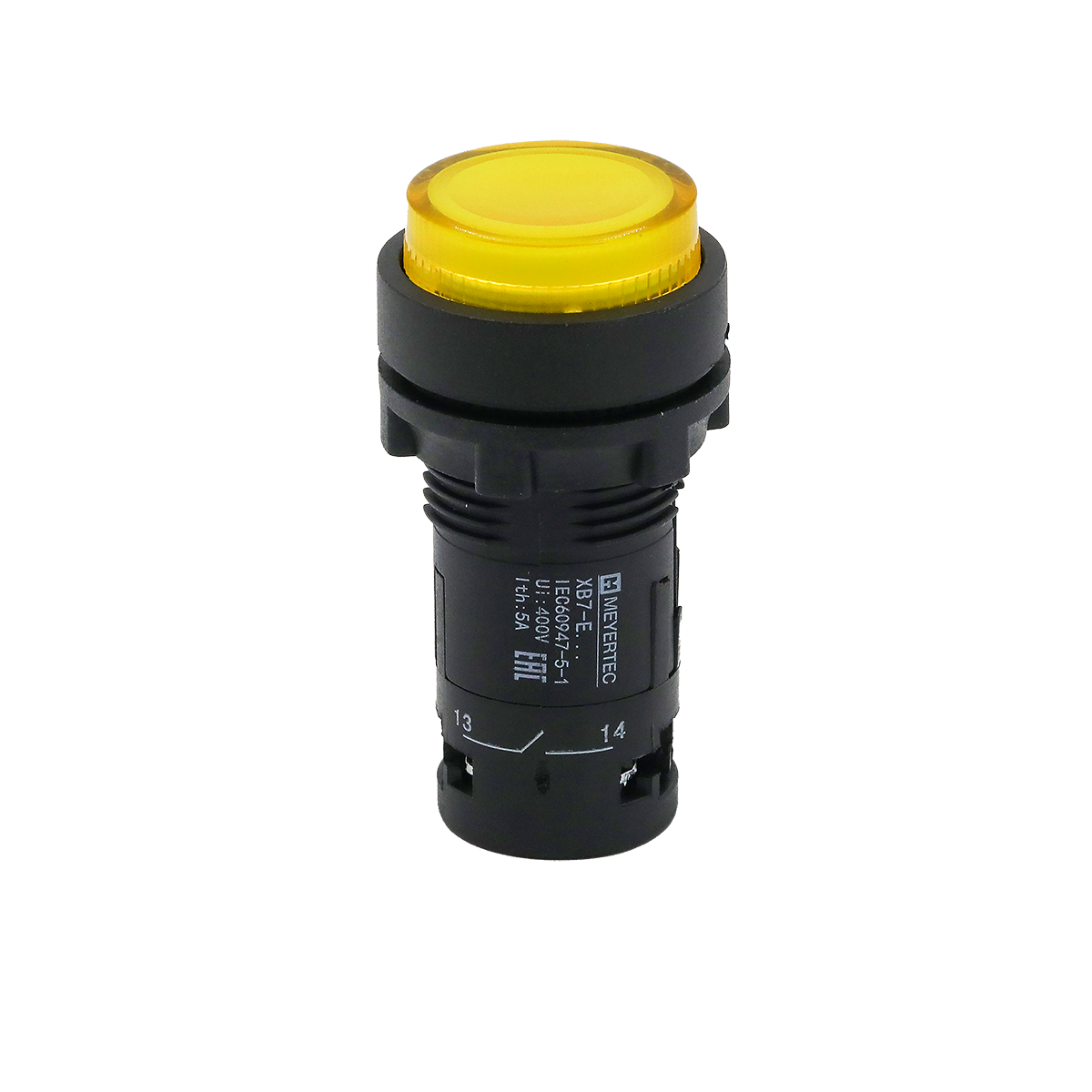 Кнопка желтая выступающая с подсветкой Meyertec MTB7-EW35616 купить с доставкой по РФ