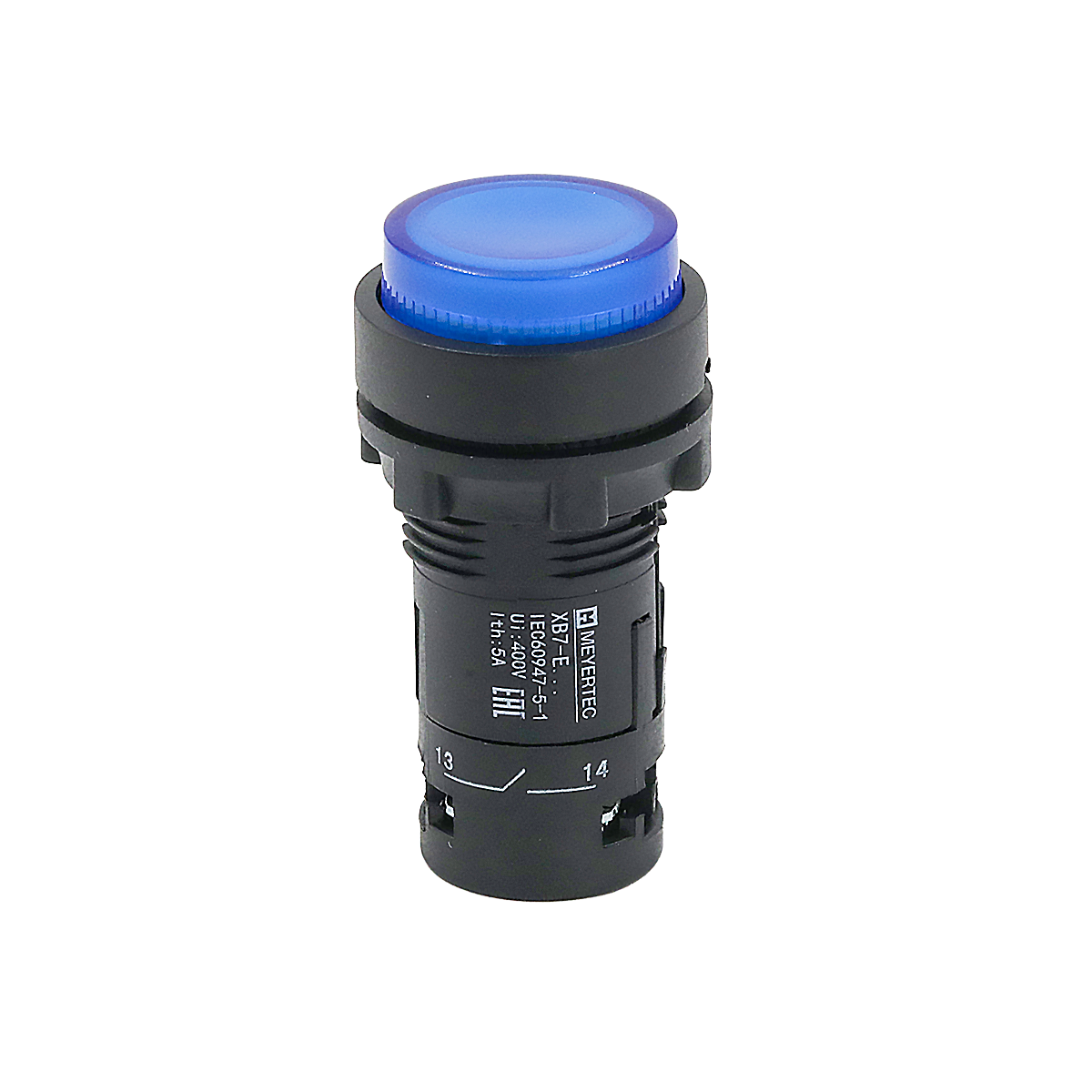 Кнопка синяя выступающая с подсветкой Meyertec MTB7-EW36611 купить с доставкой по РФ