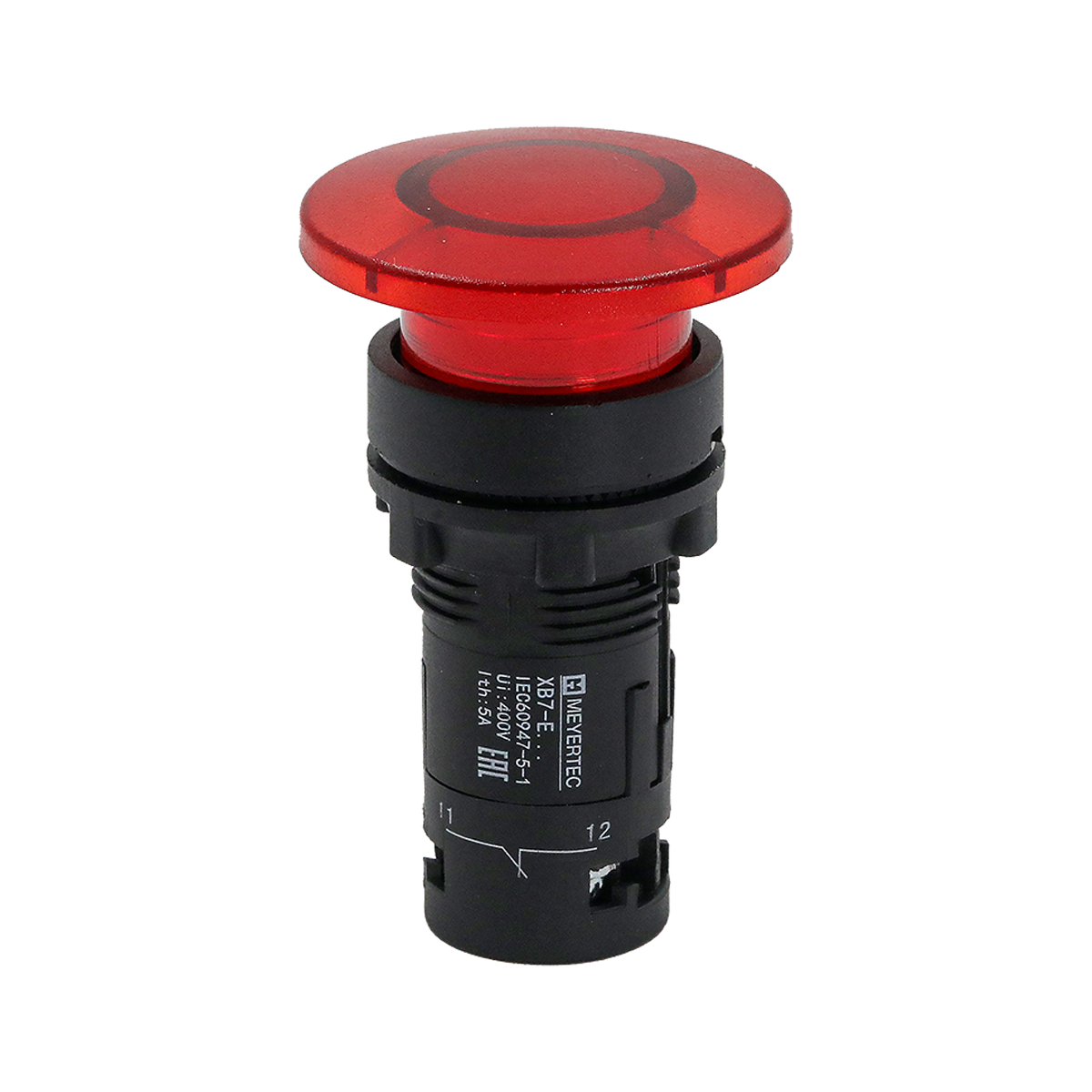 Кнопка грибовидная красная с подсветкой Meyertec MTB7-EW44621 купить с доставкой по РФ