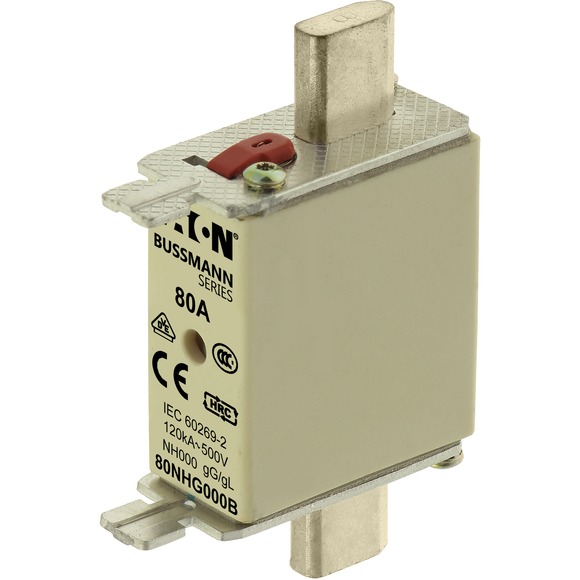 Предохранитель Moeller NH 80A 400V GG 000 80NHG000B