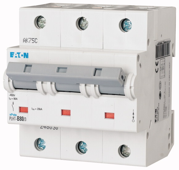 Выключатель автоматический Moeller PLHT-C80/3, 248039