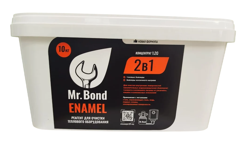 Порошковый реагент для промывки теплообменников Mr.Bond ENAMEL P