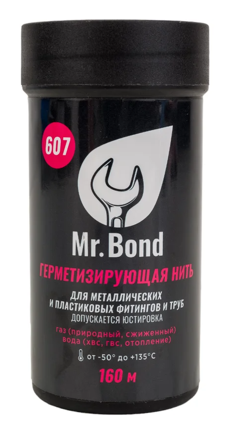 Нить для герметизации резьбы Mr.Bond 607 160 м
