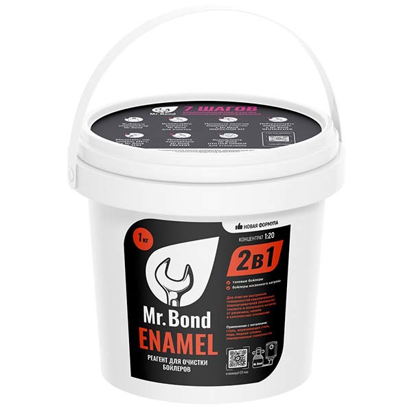 Реагент для очистки бойлеров Mr.Bond ENAMEL P 1 кг