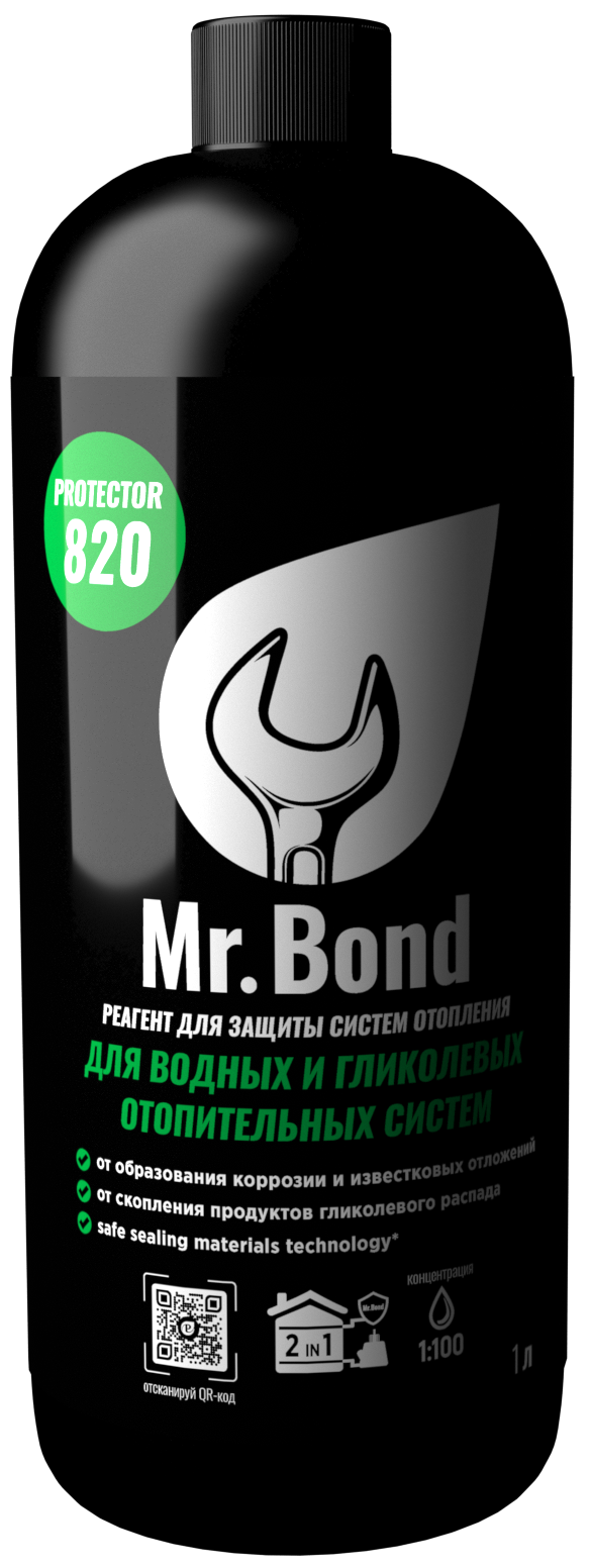 Ингибитор корозии для защиты систем отопления Mr.Bond Protector 820 1л
