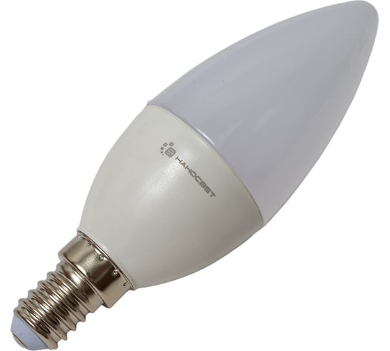 Лампа светодиодная диммируемая Наносвет E14 7W 4000K матовая LE-CD-D-7/E14/940 L249 купить с доставкой по РФ