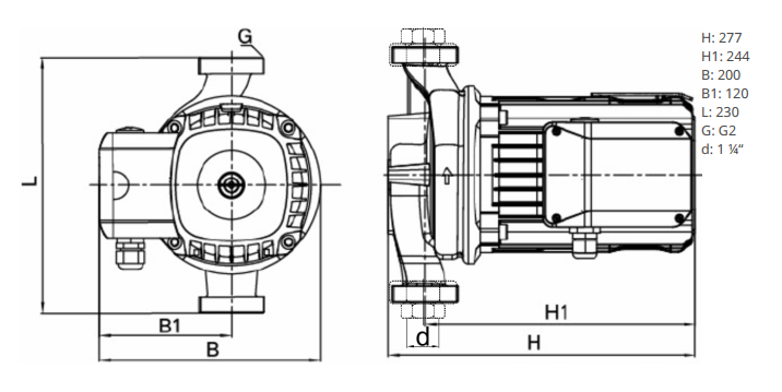 Циркуляционный насос Native NOC 30/16 DM S3 купить по цене 39997.03 руб.