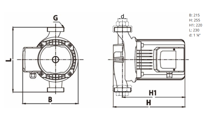 Насос циркуляционный Native NOC 30/16 DM купить по цене 28388.34 руб.